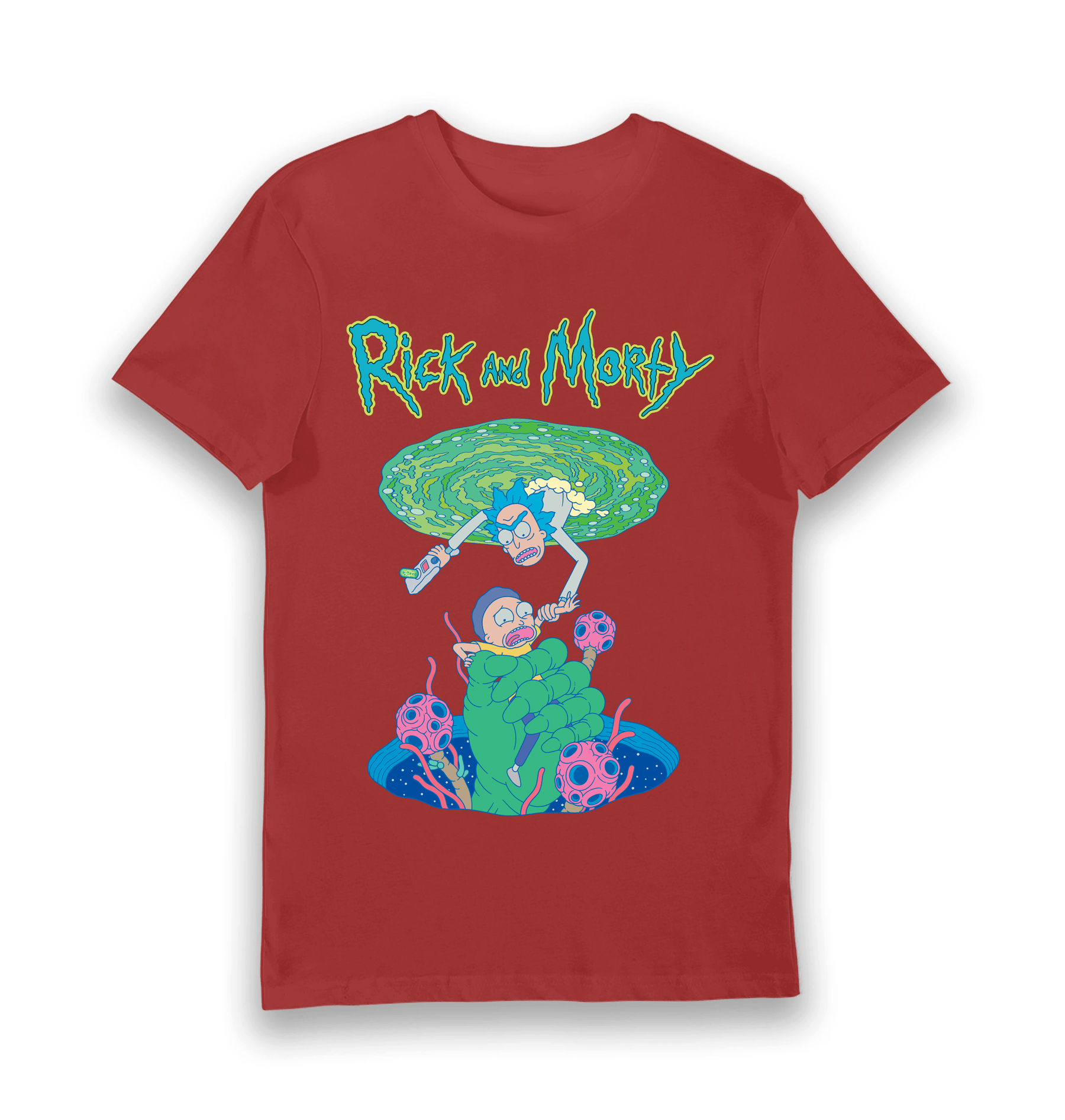 Red Printed T-shirt Front