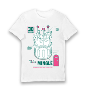 White Printed T-shirt Front