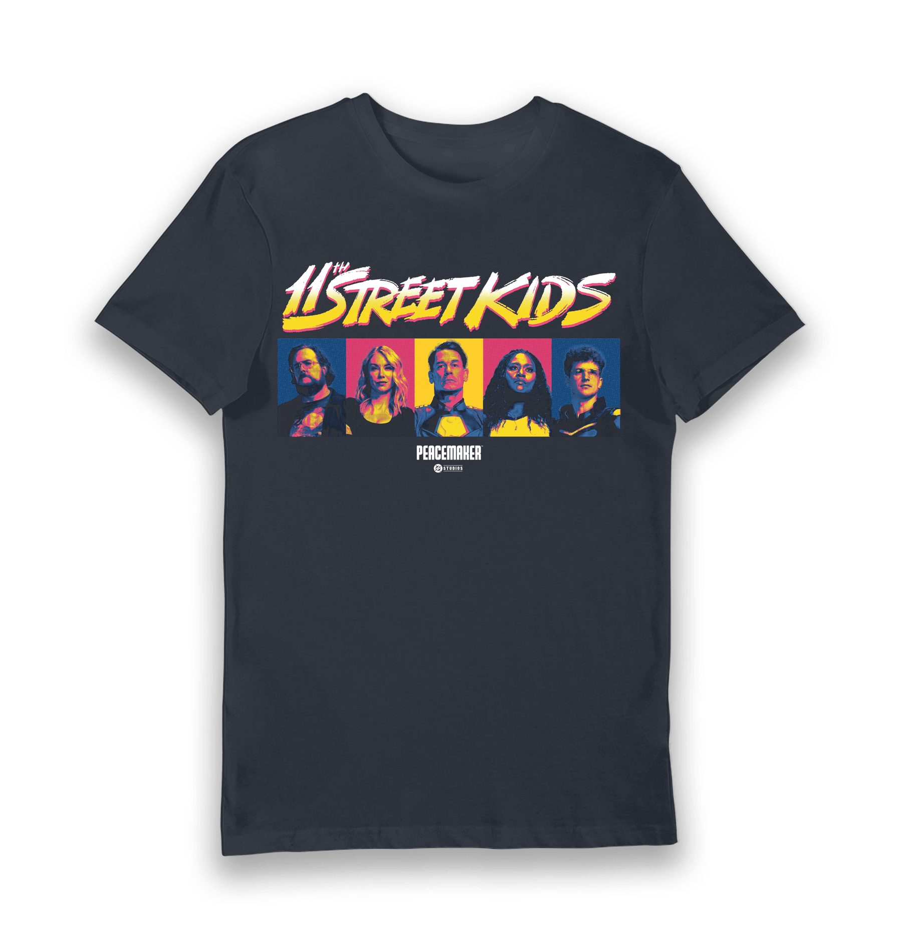 Navy Printed T-shirt Front