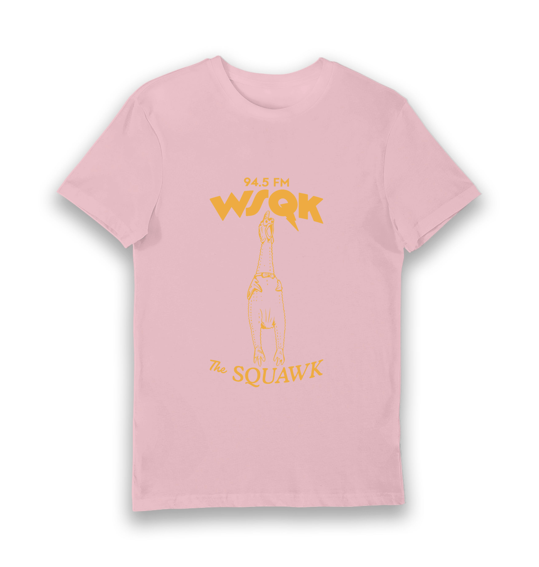 Pink Printed T-shirt Front