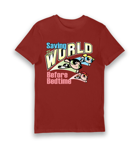 Brick Red Printed T-shirt Front