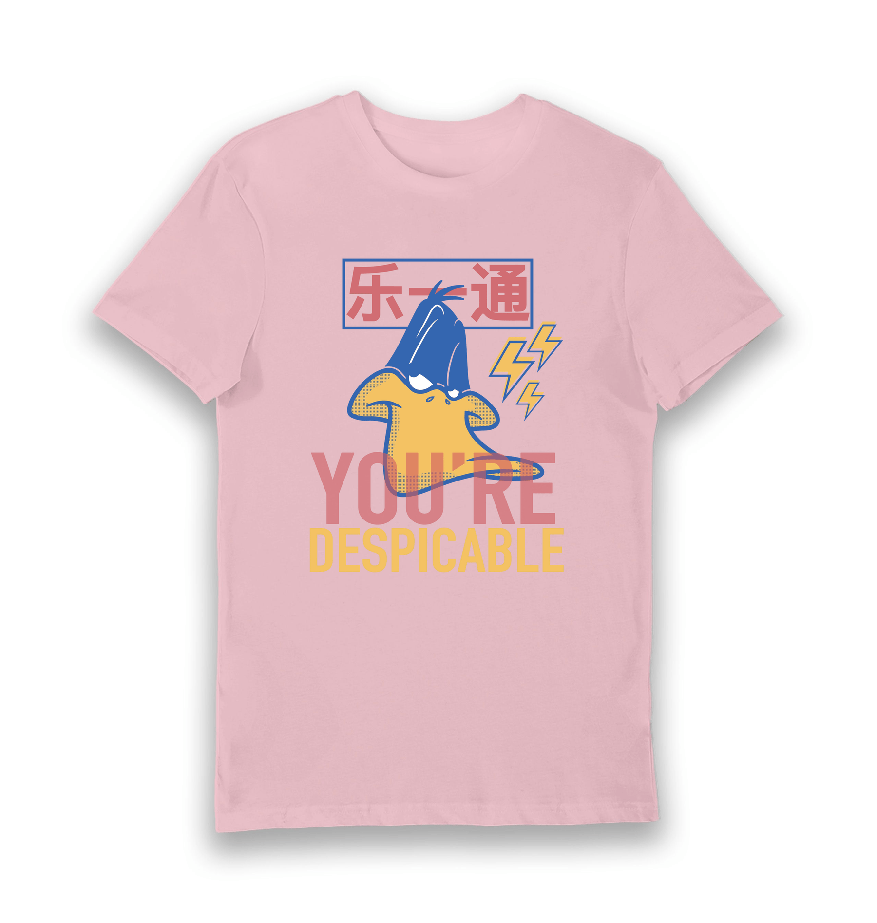 Pink Printed T-shirt Front