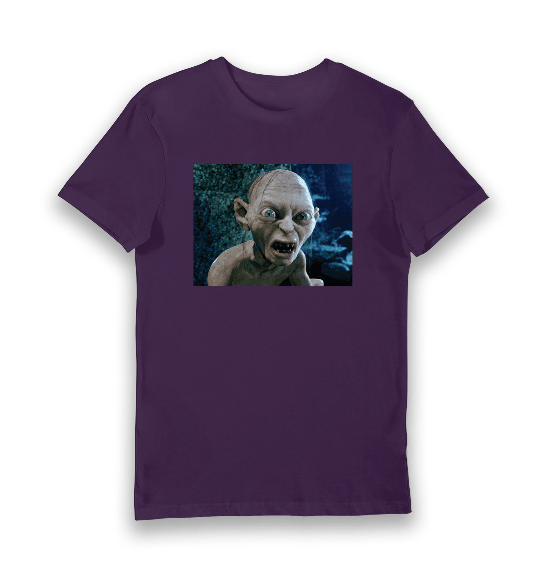 Purple Printed T-shirt Front