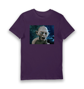 Purple Printed T-shirt Front