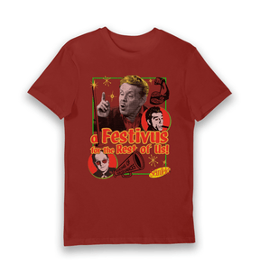 Brick Red Printed T-shirt Front