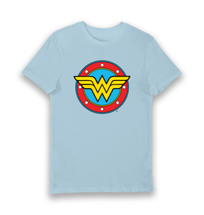 Light Blue Printed T-shirt Front