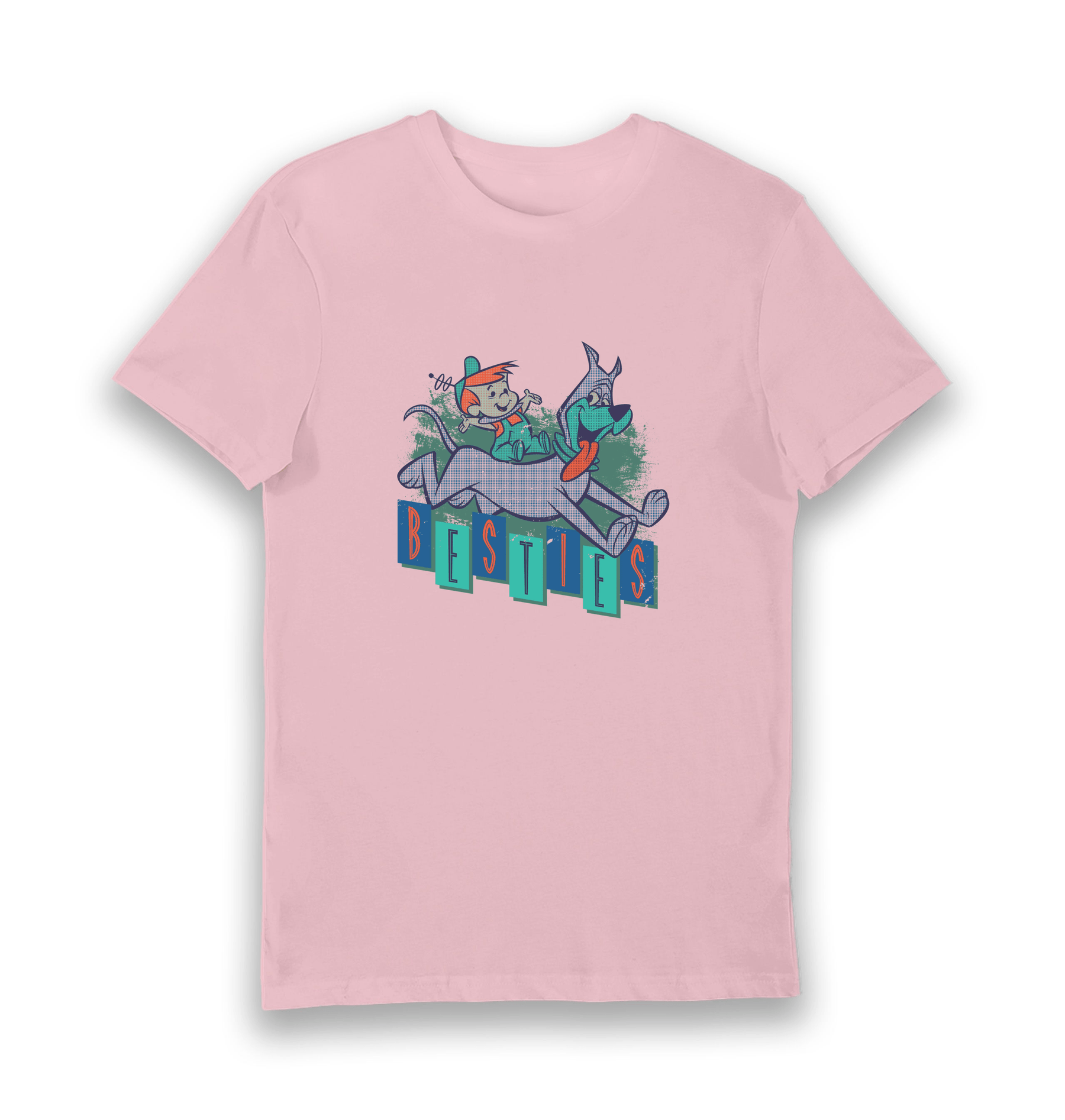 Pink Printed T-shirt Front