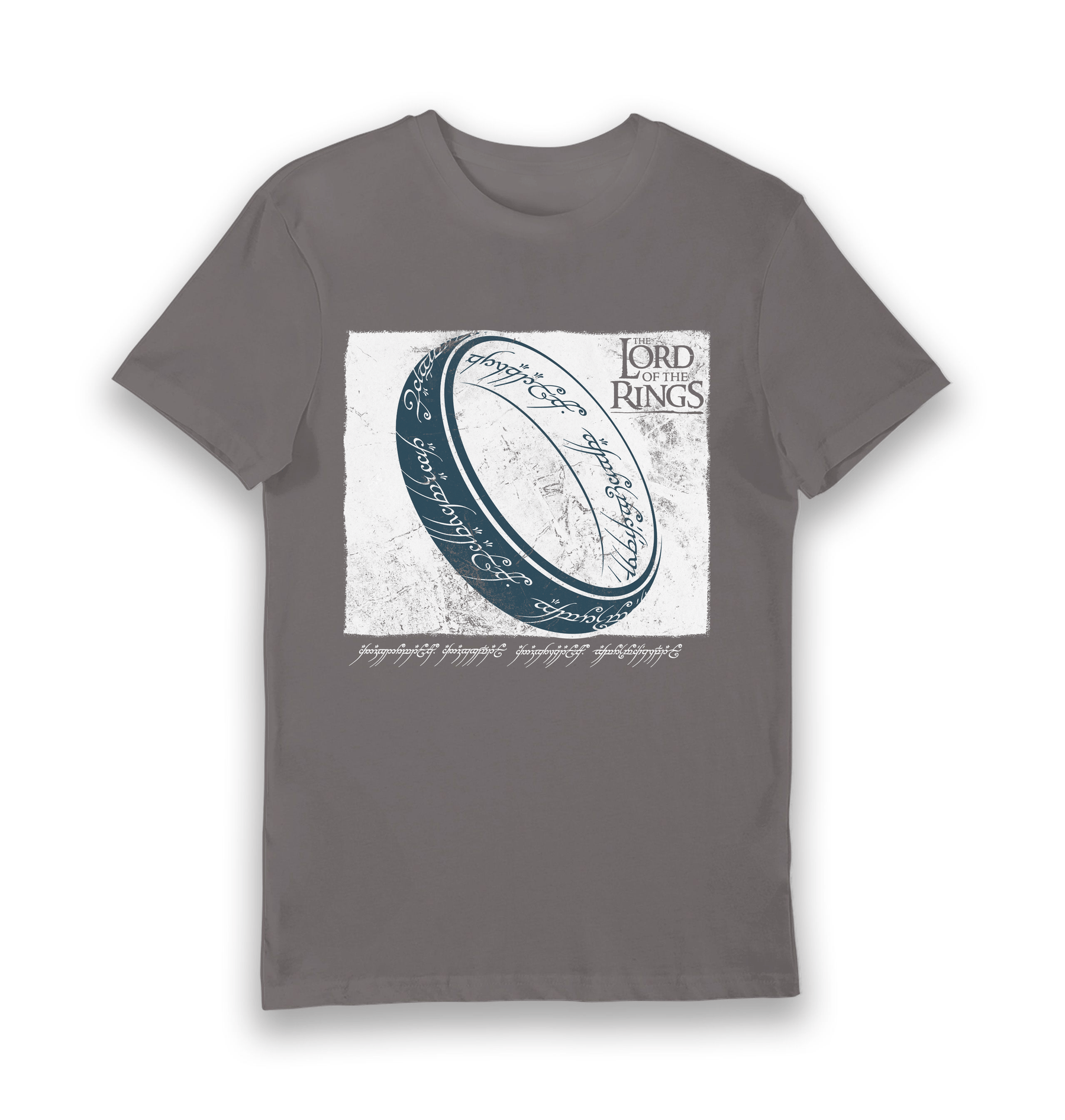 Charcoal Printed T-shirt Front
