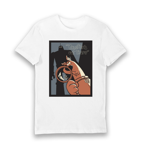 White Printed T-shirt Front