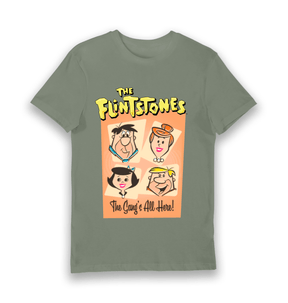 Khaki Printed T-shirt Front