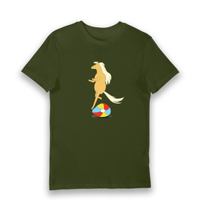 Forest Green Printed T-shirt Front
