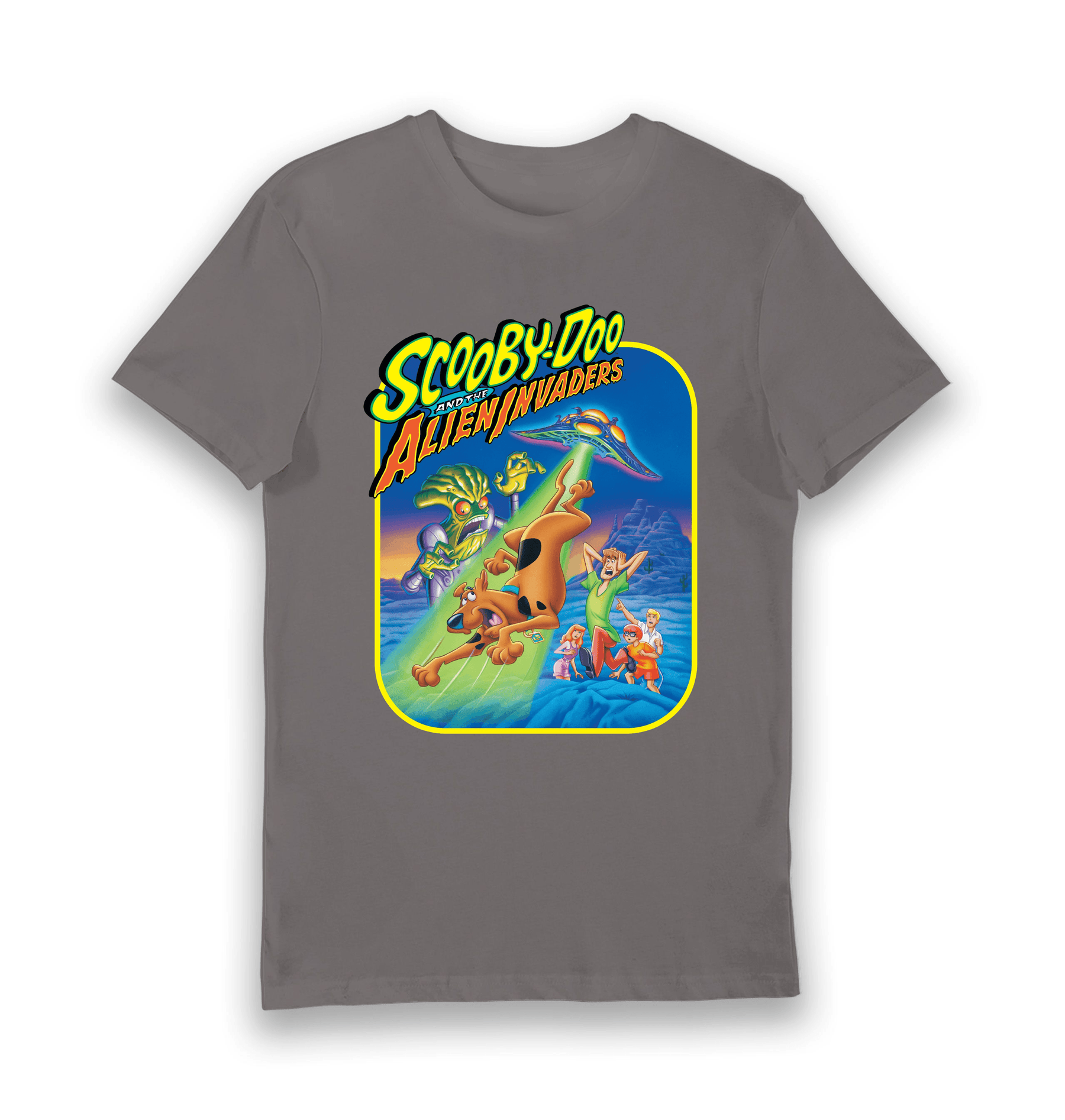 Charcoal Printed T-shirt Front