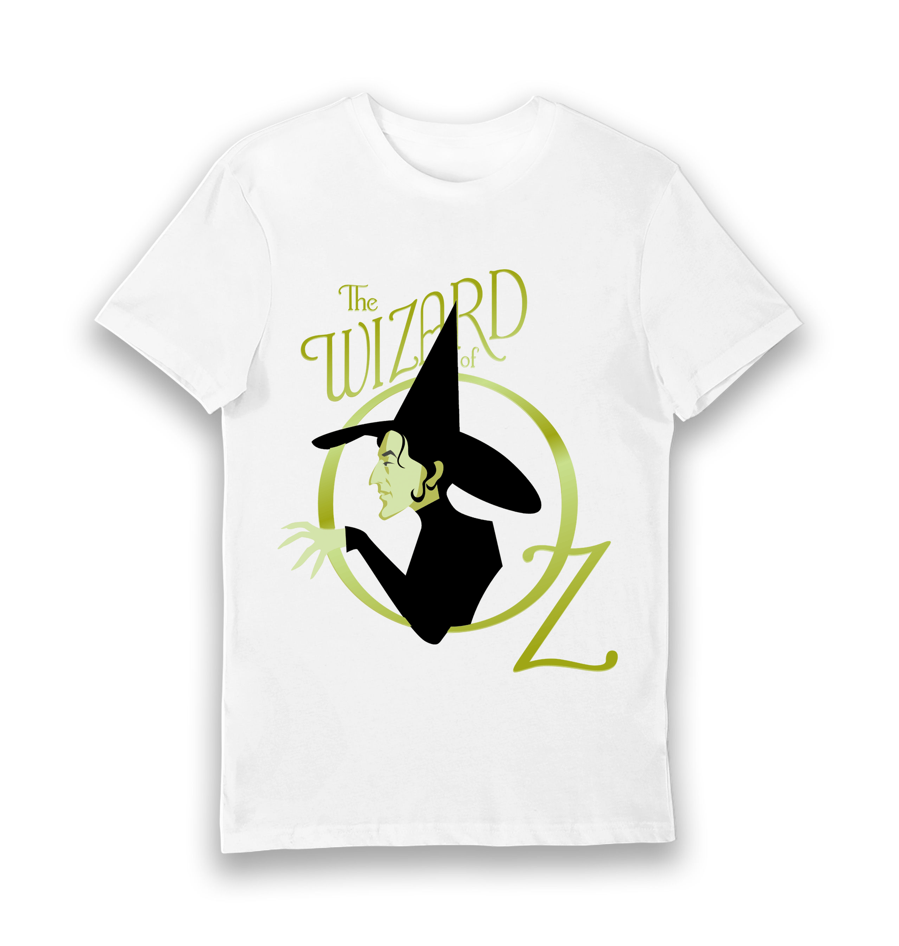 White Printed T-shirt Front