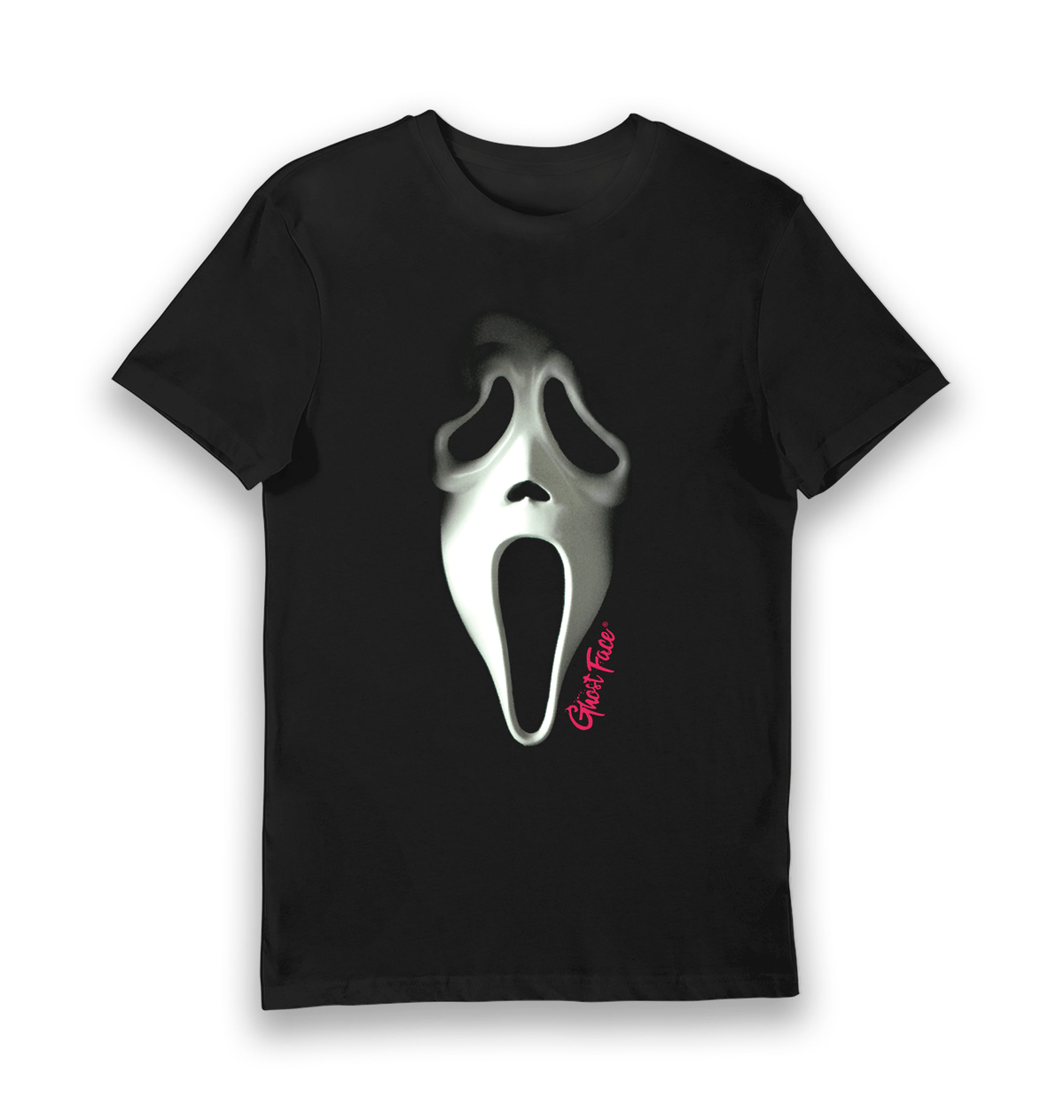 Black Printed T-shirt Front
