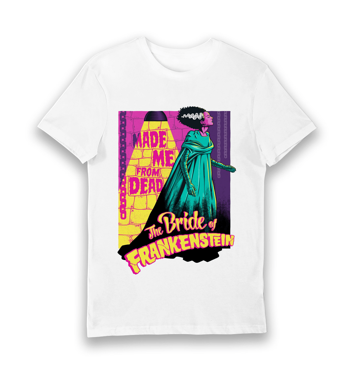 White Printed T-shirt Front