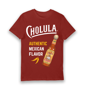 Brick Red Printed T-shirt Front