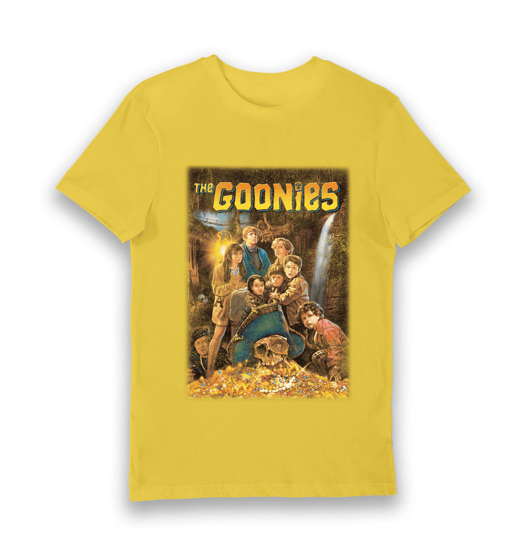Yellow Printed T-shirt Front
