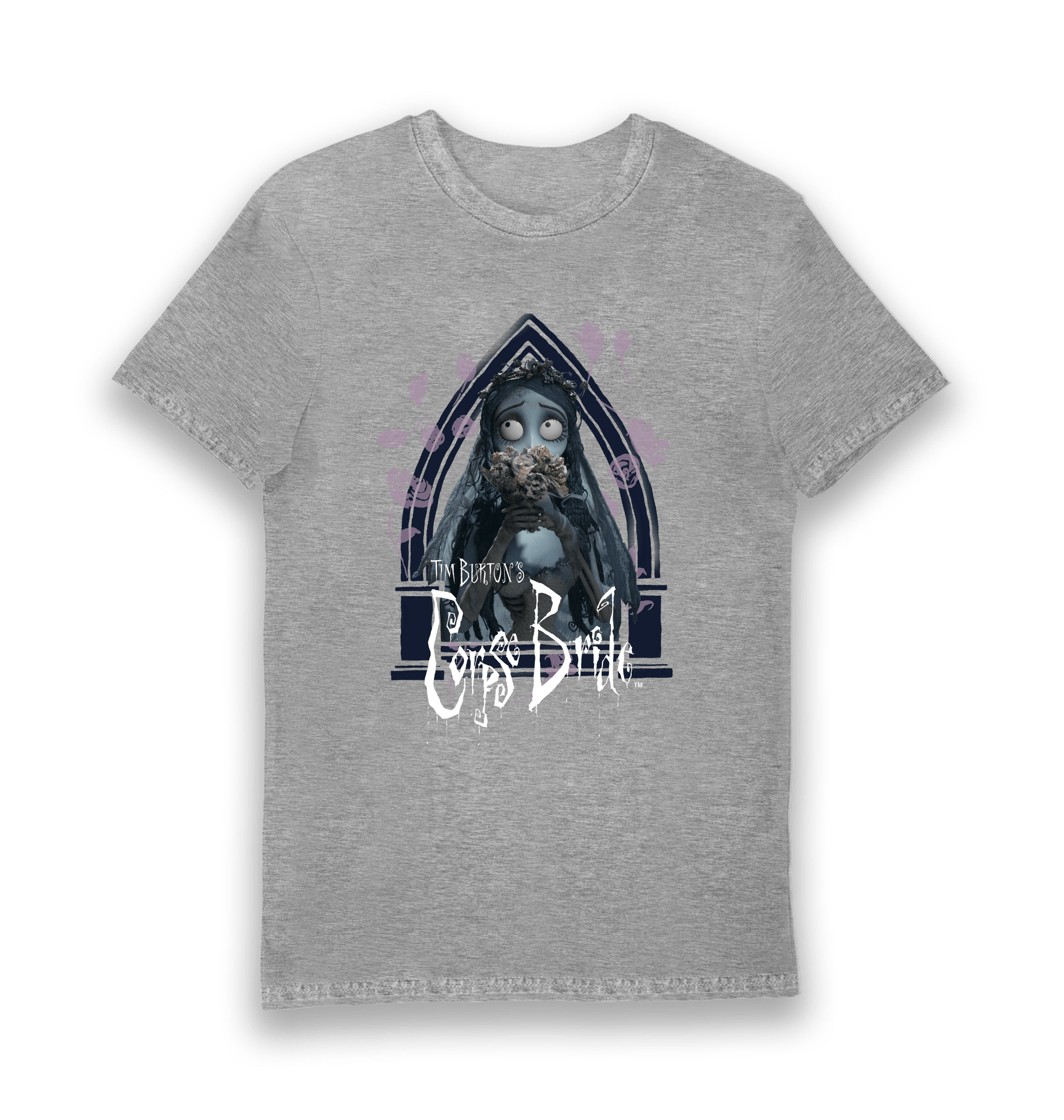 Sports Grey Printed T-shirt Front