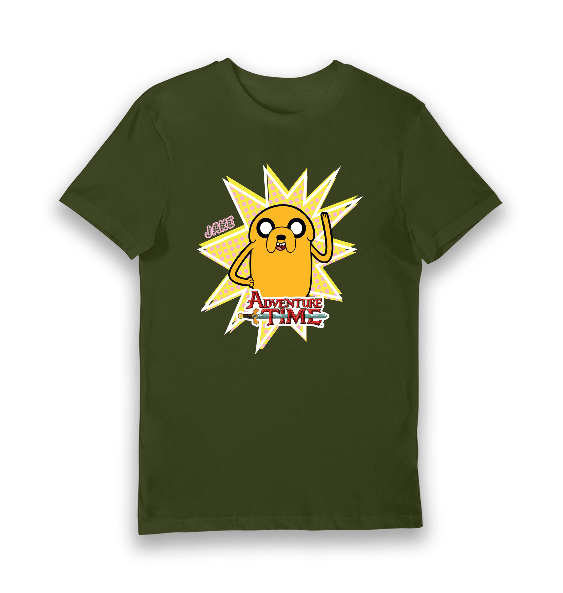 Forest Green Printed T-shirt Front