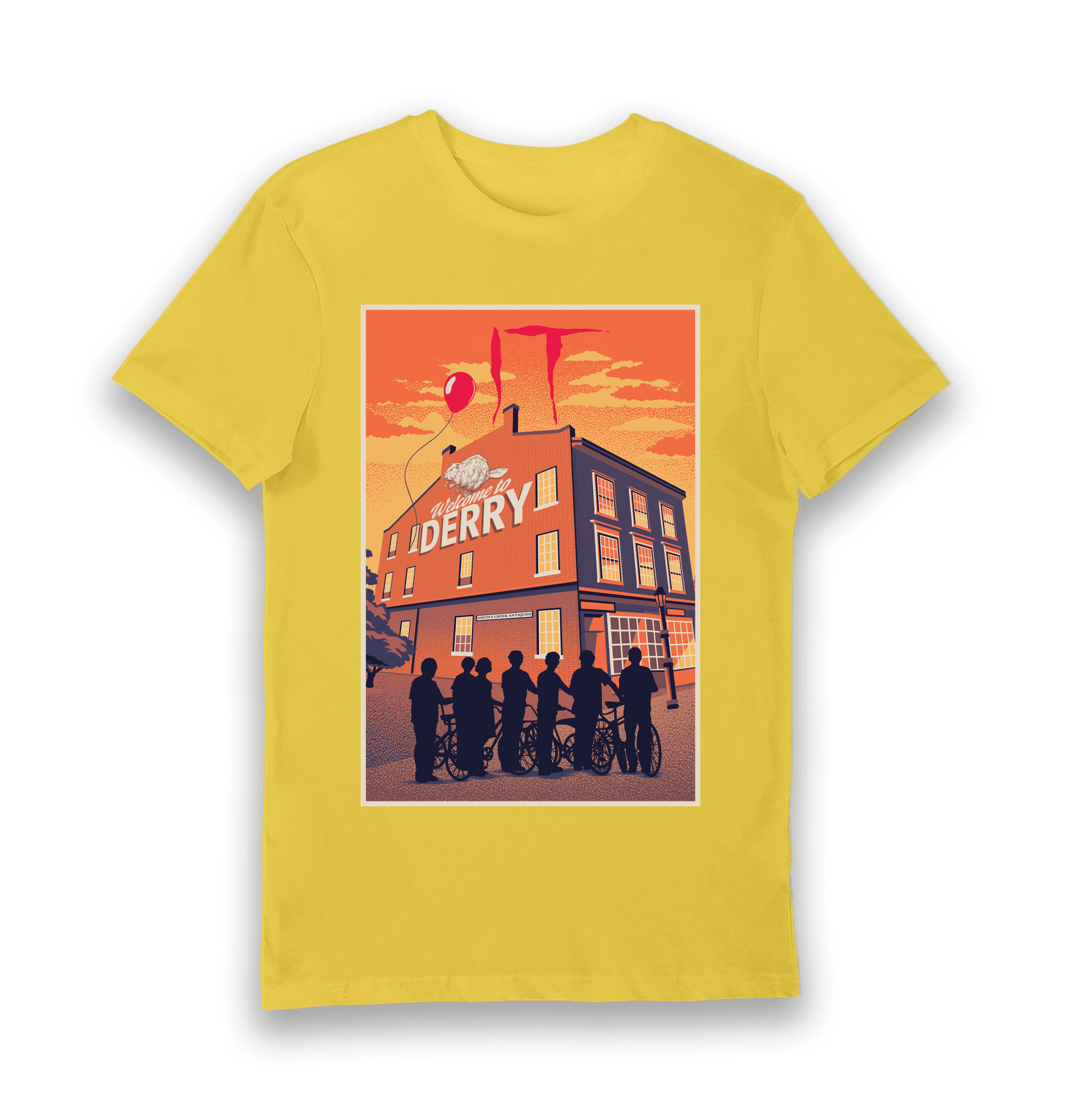 Yellow Printed T-shirt Front