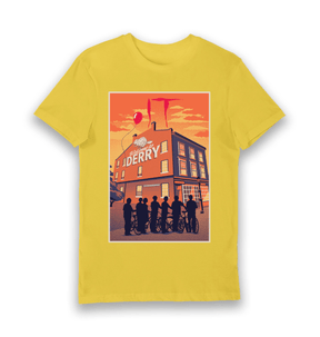Yellow Printed T-shirt Front