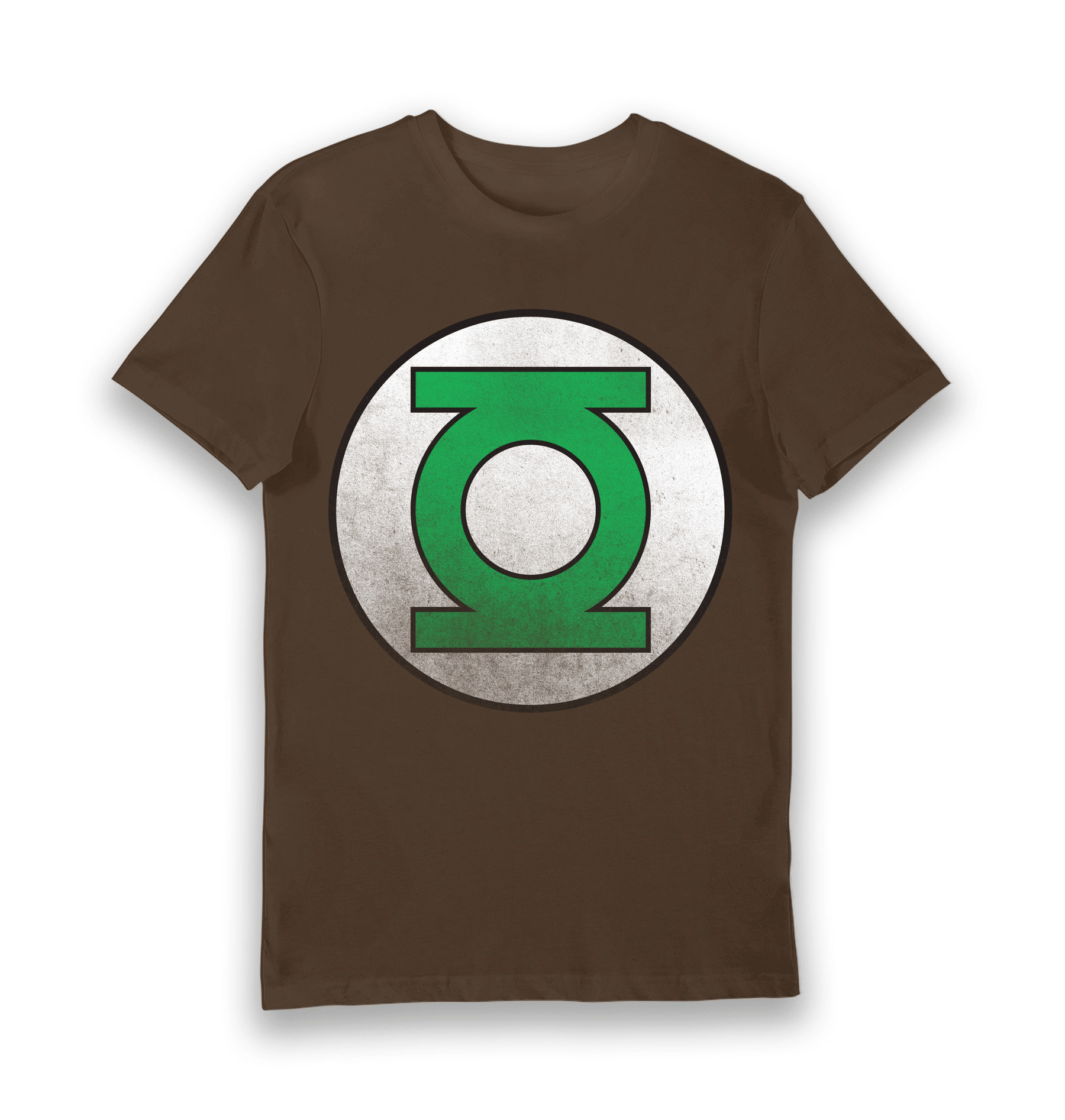 Brown Printed T-shirt Front