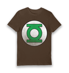 Brown Printed T-shirt Front