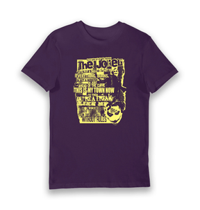 Purple Printed T-shirt Front