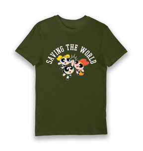 Forest Green Printed T-shirt Front