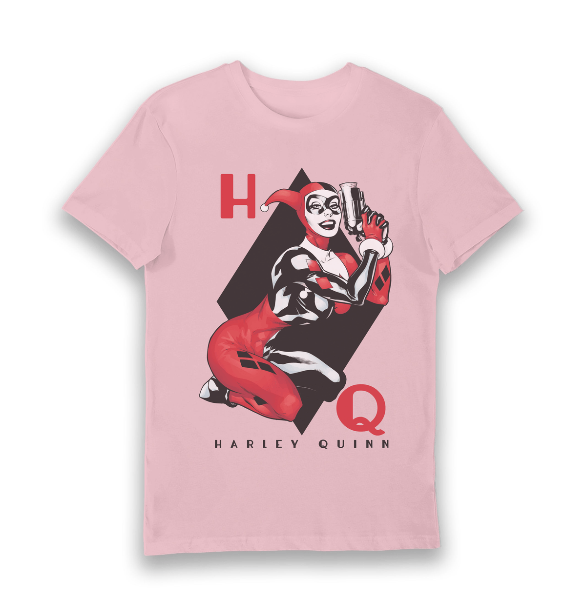 Pink Printed T-shirt Front
