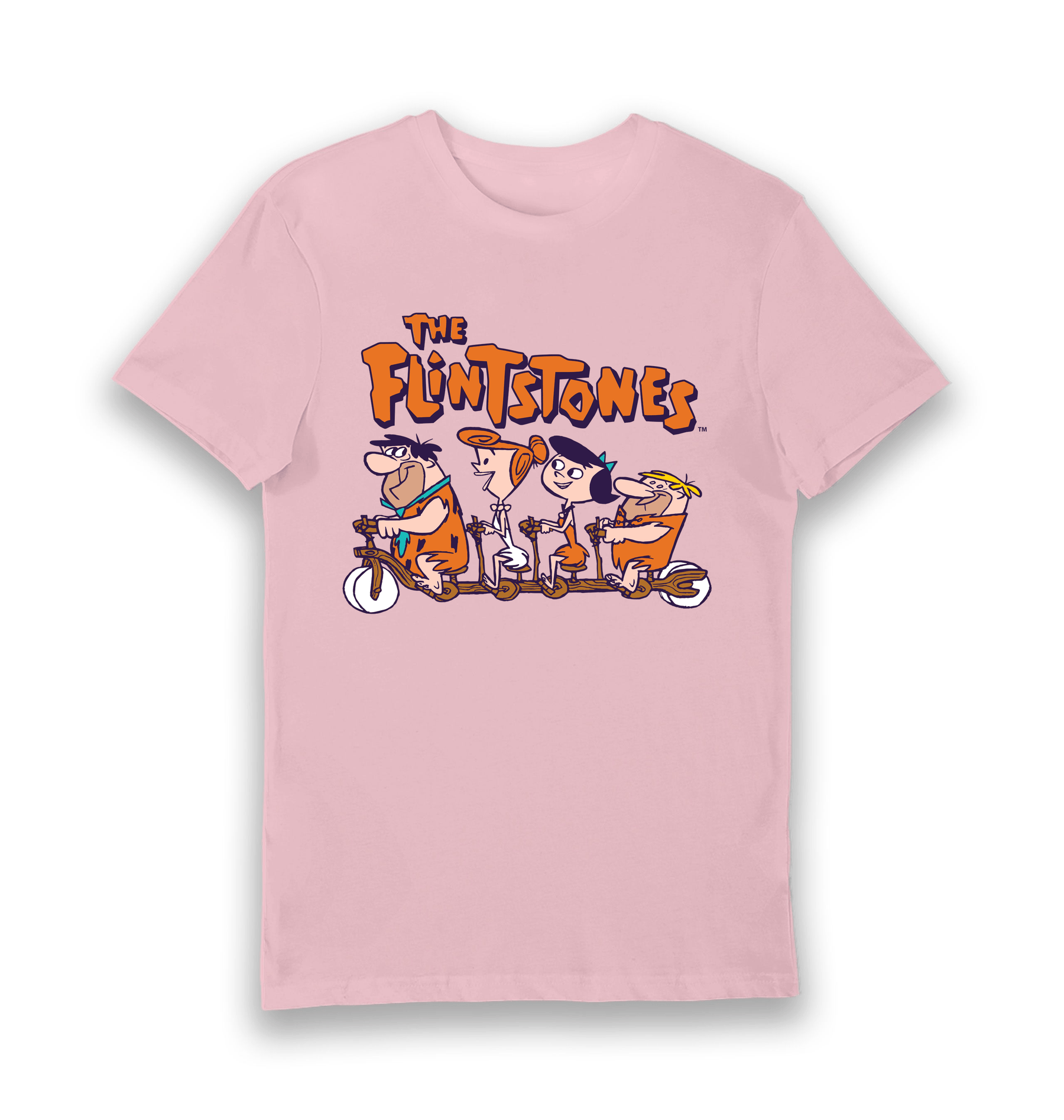 Pink Printed T-shirt Front