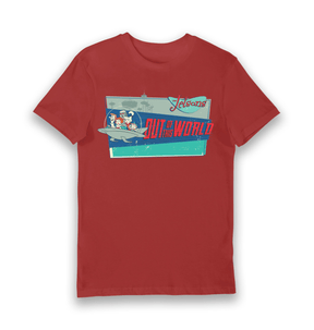 Red Printed T-shirt Front