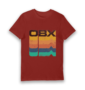 Brick Red Printed T-shirt Front