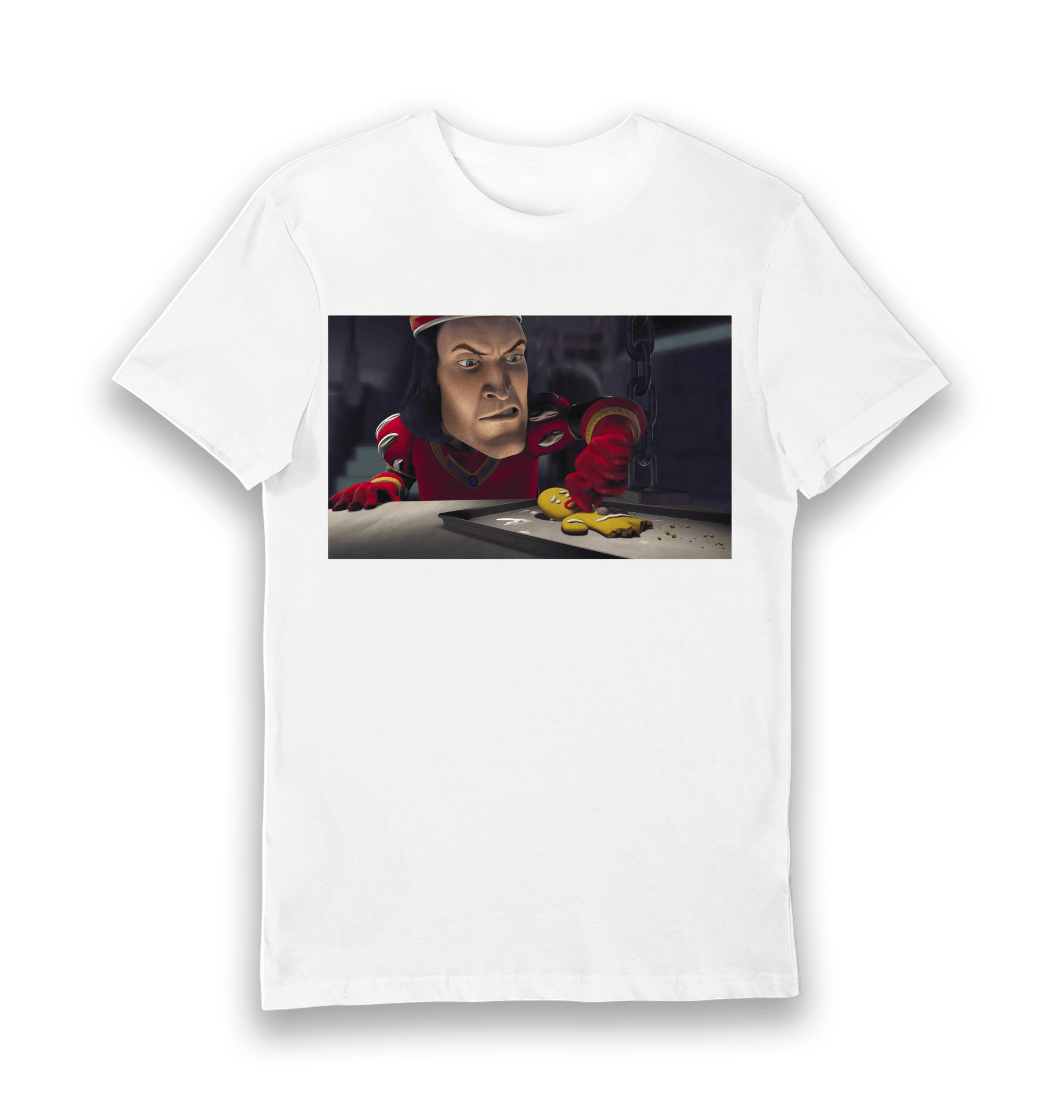 White Printed T-shirt Front