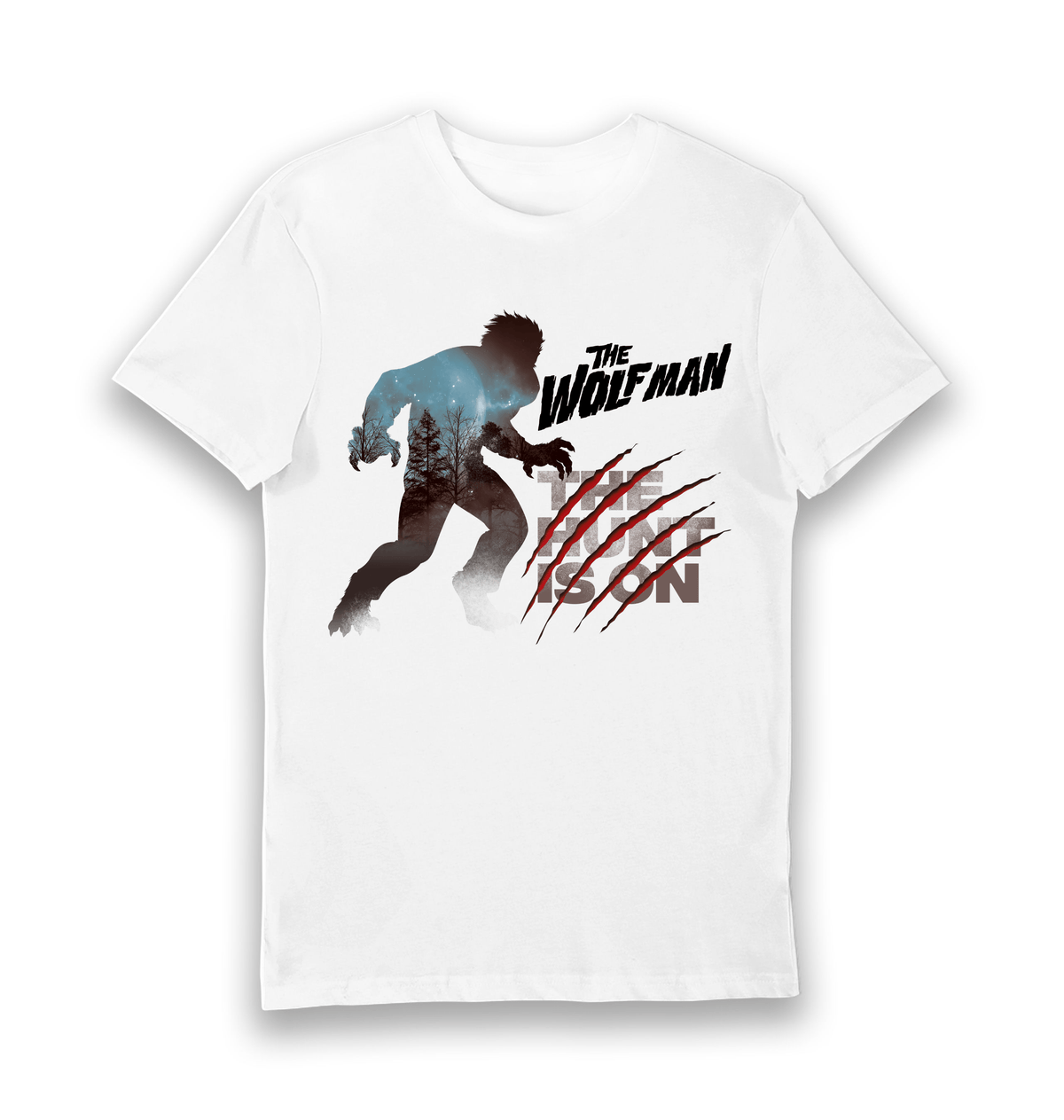 White Printed T-shirt Front