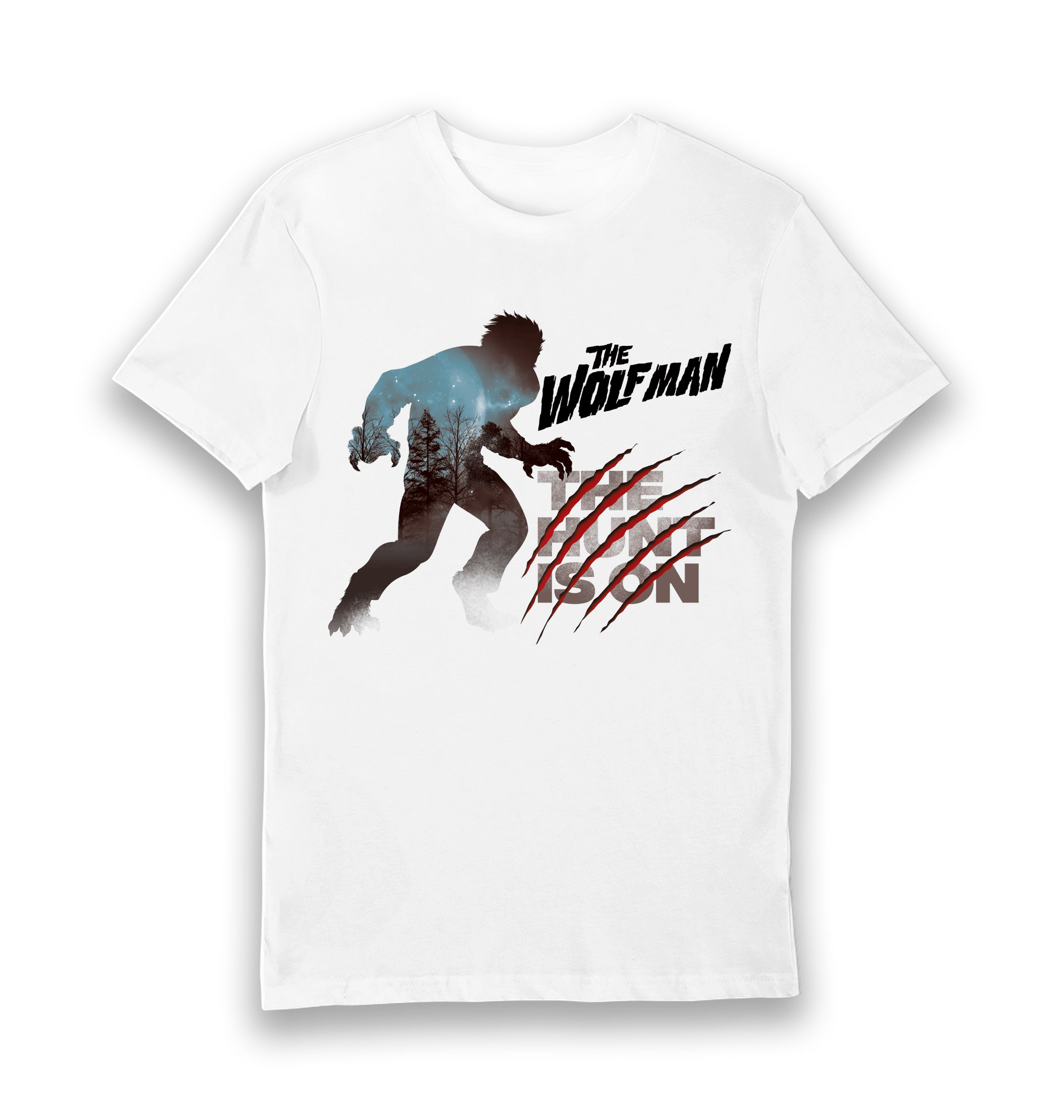 White Printed T-shirt Front