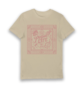 Sand Printed T-shirt Front