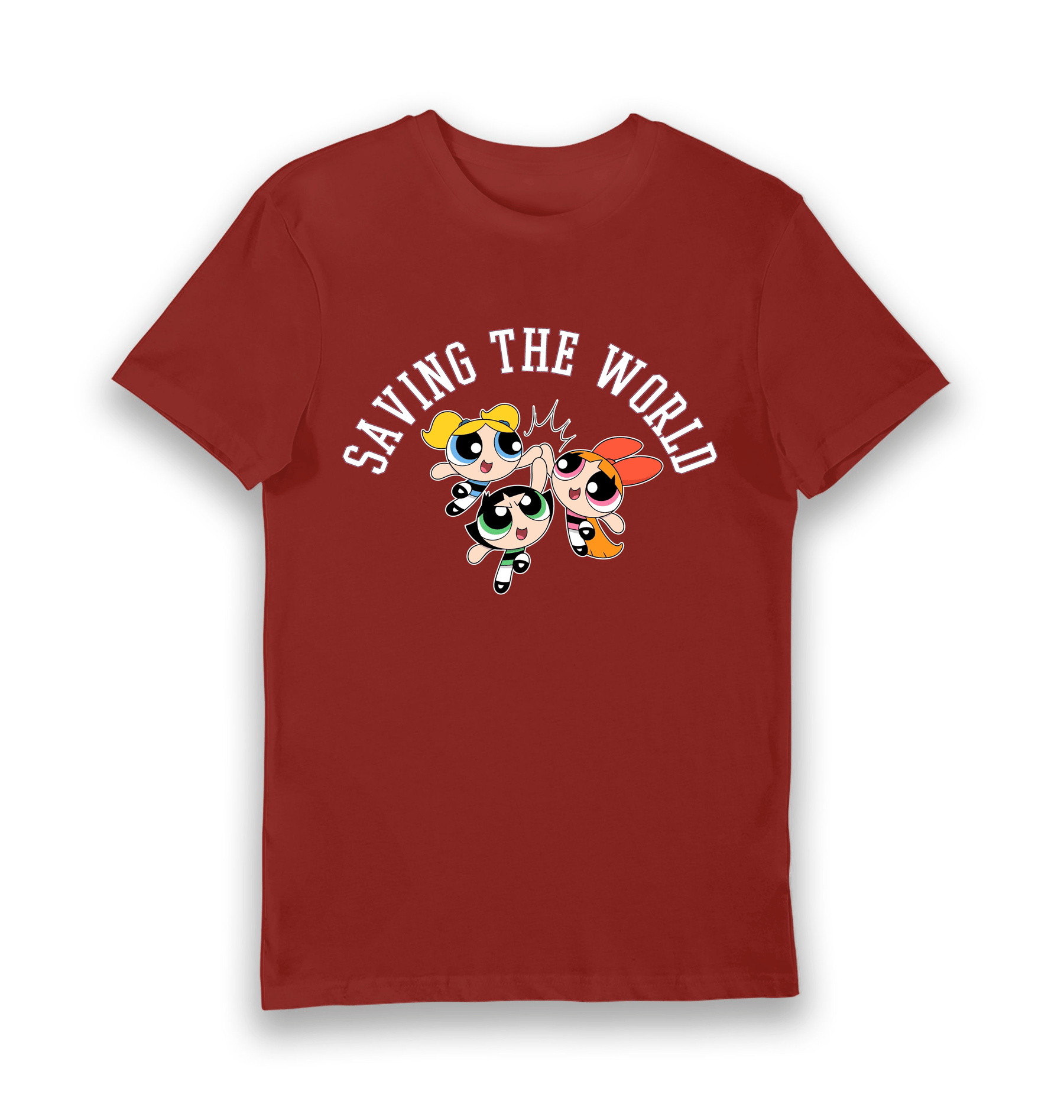 Brick Red Printed T-shirt Front