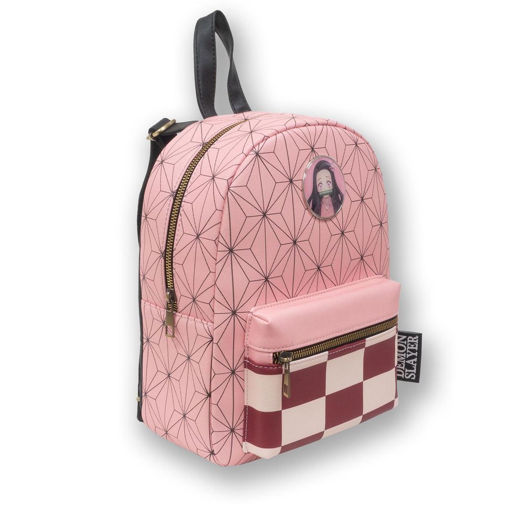 demon slayer backpack mini Demon Slayer Nezuko Pink Pu Mini Backpack