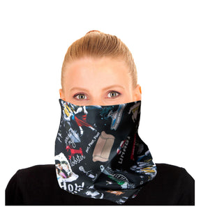 Black Face mask Front