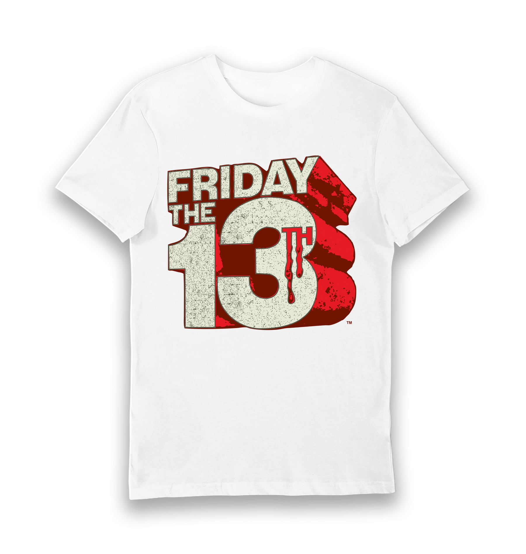 White Printed T-shirt Front