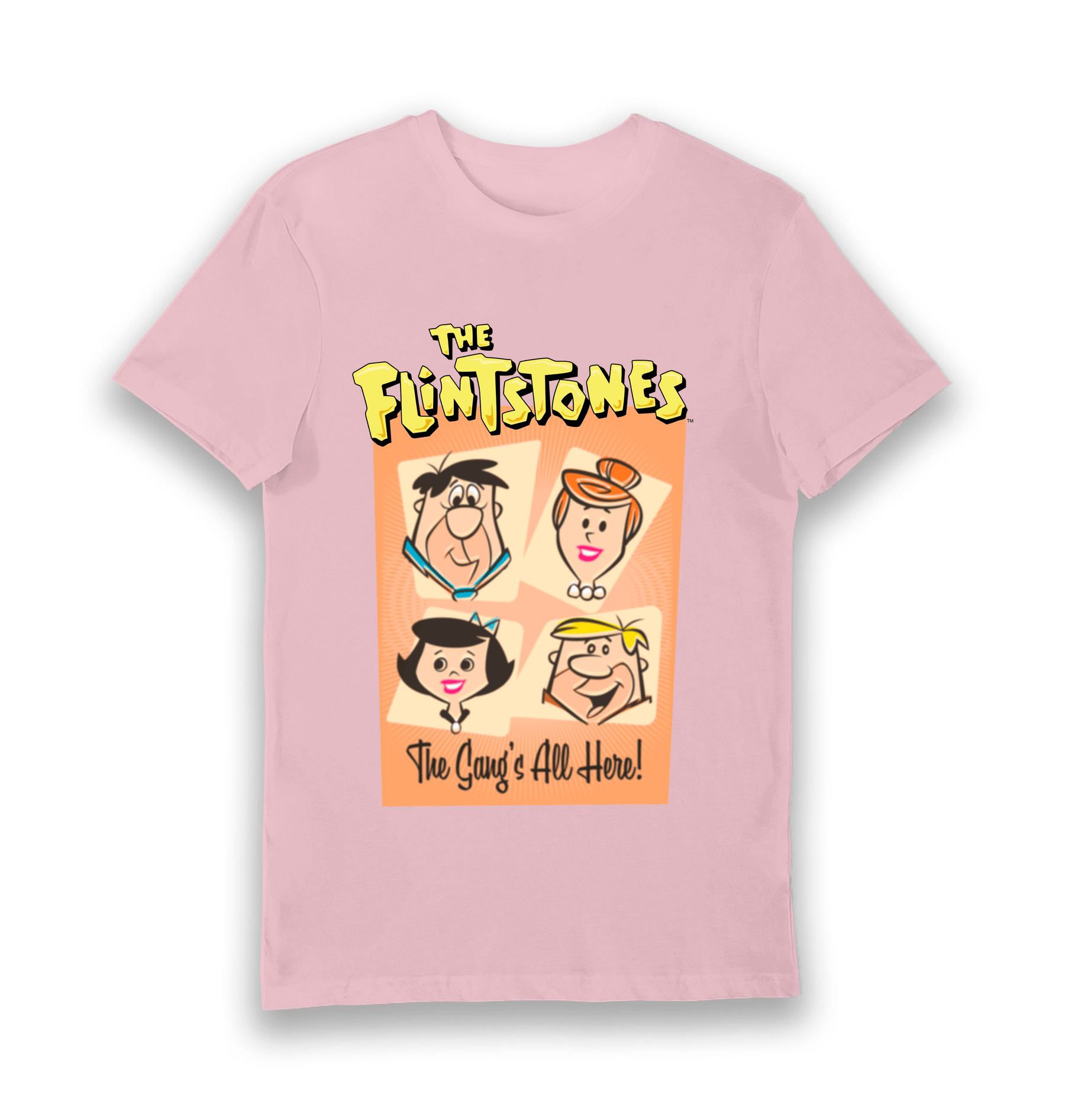 Pink Printed T-shirt Front