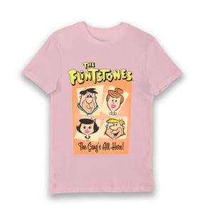 Pink Printed T-shirt Front
