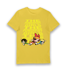 Yellow Printed T-shirt Front