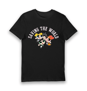 Black Printed T-shirt Front