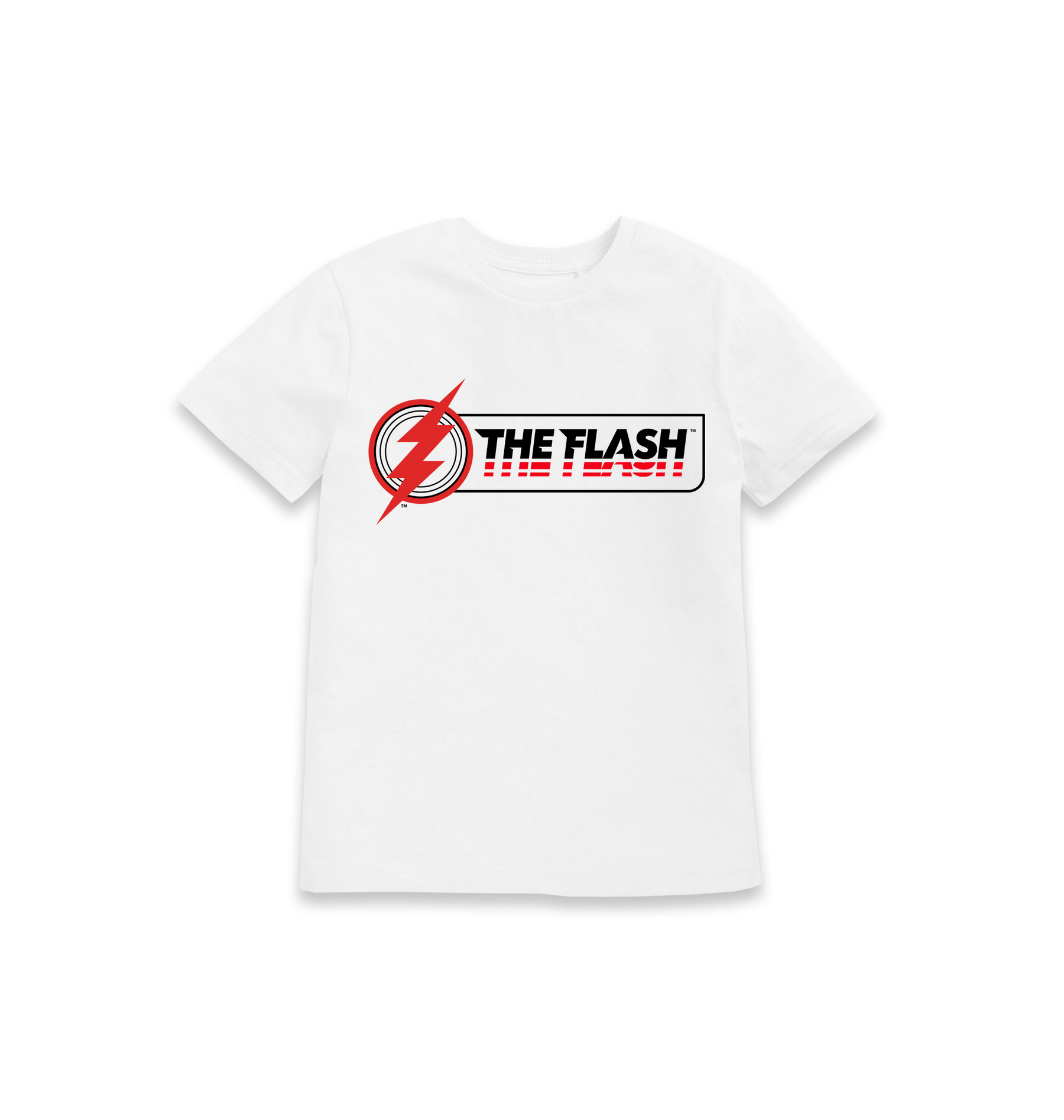 White Printed Kids T-Shirt Front