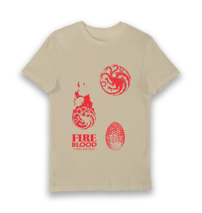 Sand Printed T-shirt Front