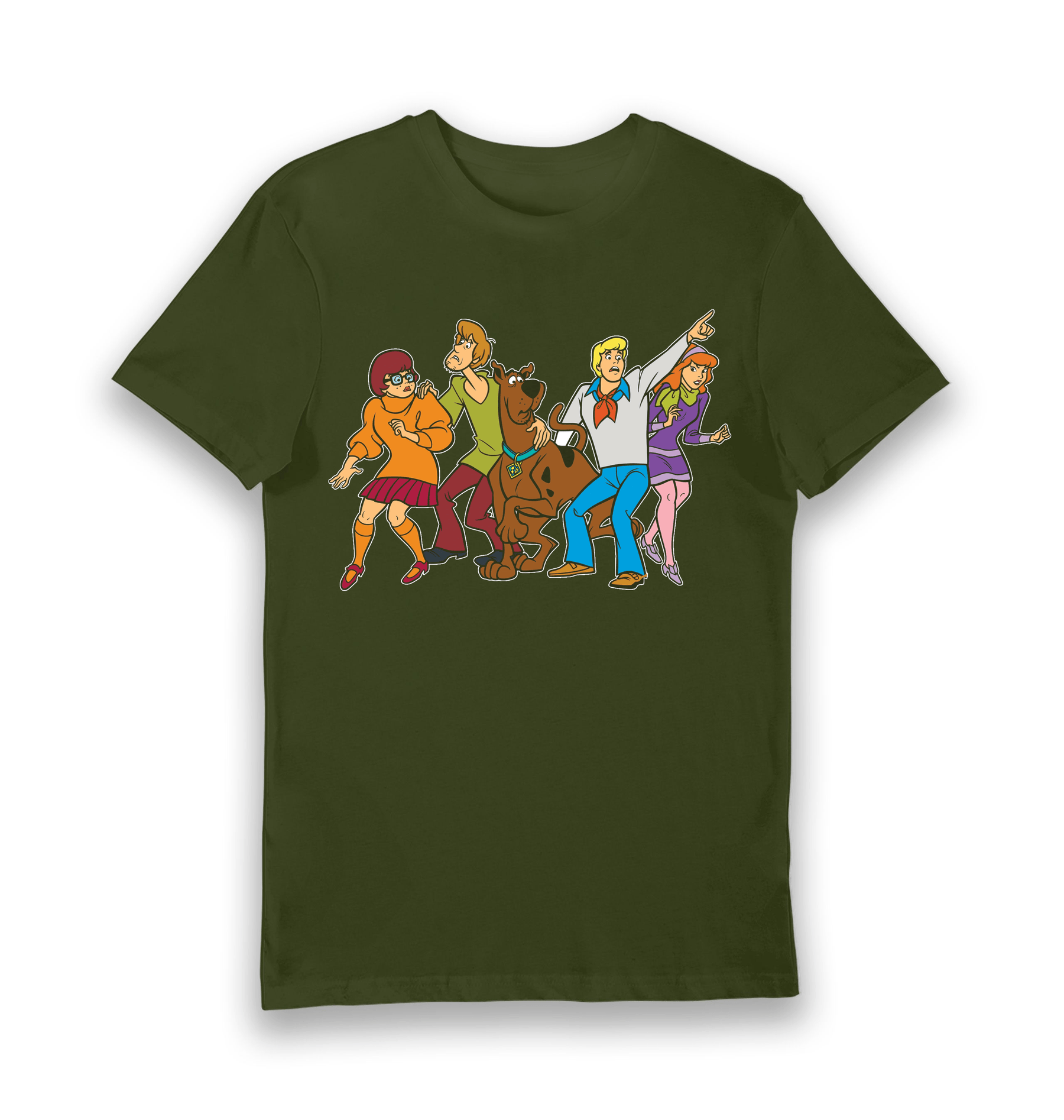 Forest Green Printed T-shirt Front