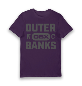 Purple Printed T-shirt Front