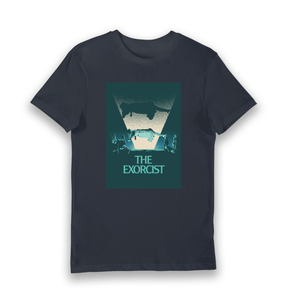 Navy Printed T-shirt Front
